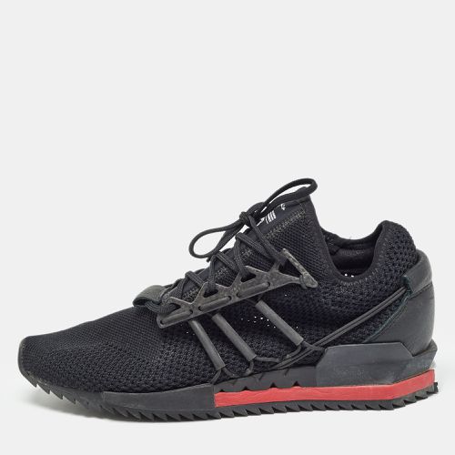 Adidas Y-3 Black Knit Fabric and Leather Harigane Black Chili Pepper Sneakers Size 42 - Y-3 - Modalova