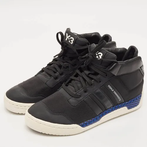 Courtside Size 40 Leather and Mesh High Top Sneakers - Y-3 - Modalova