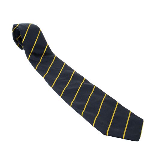 Vintage and Yellow Striped Silk Tie - Yves Saint Laurent - Modalova