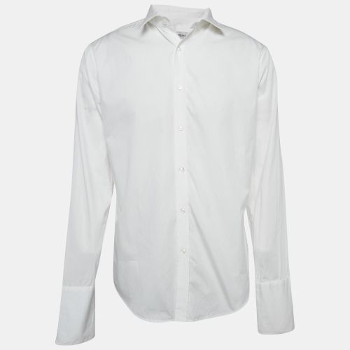 Yves Saint Laurent Vintage White Cotton Front Button Shirt L - Yves Saint Laurent - Modalova