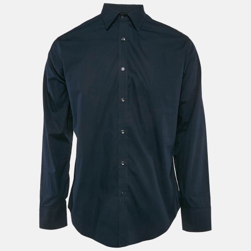 Yves Saint Laurent Blue Cotton Long Sleeve Shirt L - Yves Saint Laurent - Modalova