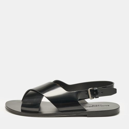 Yves Saint Laurent Black Leather Mojave Slingback Sandals Size 43 - Yves Saint Laurent - Modalova