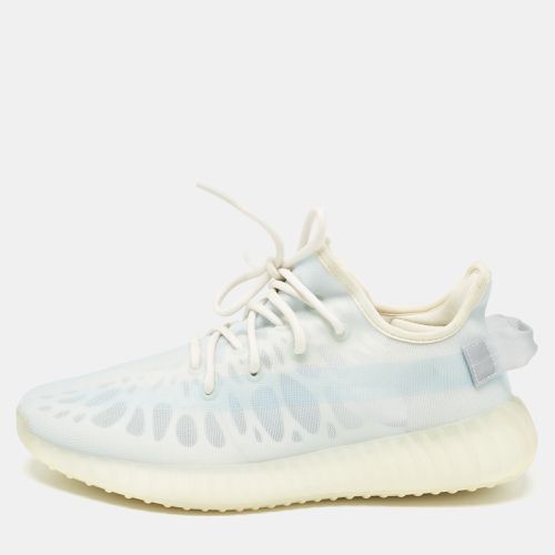 Yeezy x Adidas Blue Mesh Boost 350 V2 Mono Ice Sneakers Size 42 - Yeezy - Modalova