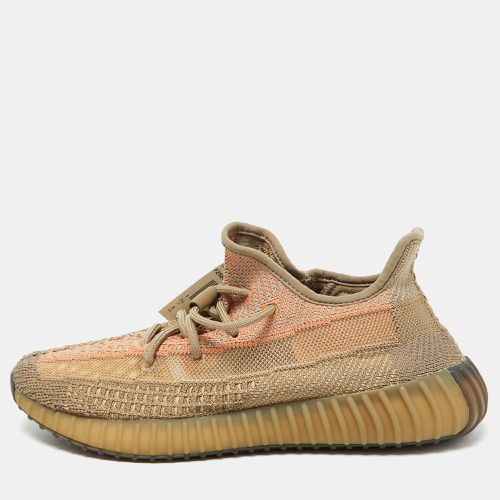 Yeezy x Adidas Beige Knit Fabric Boost 350 V2 Sand Taupe Sneakers Size 41 1/3 - Yeezy x Adidas - Modalova