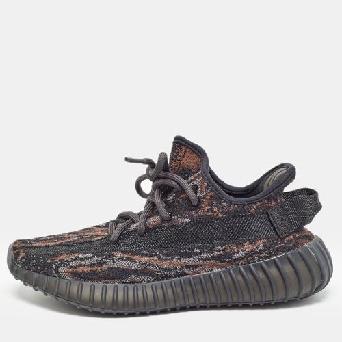 Yeezy x Adidas Black/Brown Knit Fabric Boost 350 V2 MX Rock Sneakers Size 36 - Yeezy x Adidas - Modalova