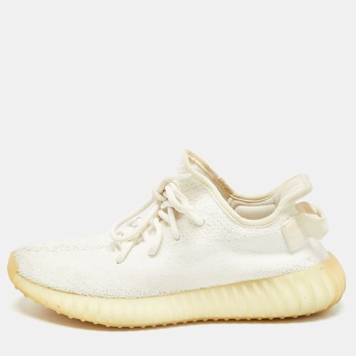 Knit Fabric Boost 350 V2 Cream Sneakers Size 39 1/3 - Yeezy x Adidas - Modalova