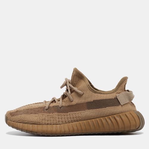 Yeezy x Adidas Brown Knit Fabric Boost 350 V2 Earth Sneakers Size 44 - Yeezy x Adidas - Modalova