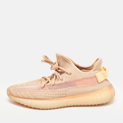 Yeezy x Adidas Orange Knit Fabric Boost 350 V2 Clay Sneakers Size 40 - Yeezy x Adidas - Modalova