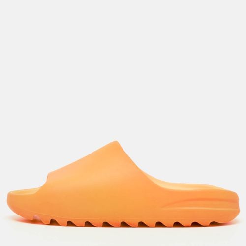 Yeezy x Adidas Orange Rubber Slide Sandals Size 46 - Yeezy x Adidas - Modalova