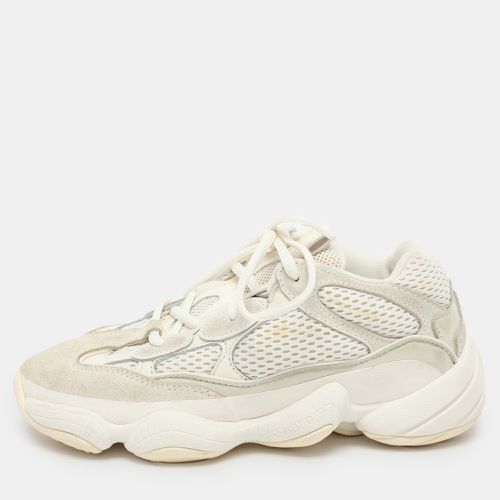 Yeezy x Adidas Cream Mesh and Suede Yeezy 500 'Bone White' Low Top Sneakers Size 36 - Yeezy x Adidas - Modalova