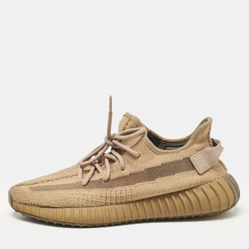 Yeezy x Adidas Brown Knit Fabric Boost 350 V2 Earth Sneakers Size 42 - Yeezy x Adidas - Modalova