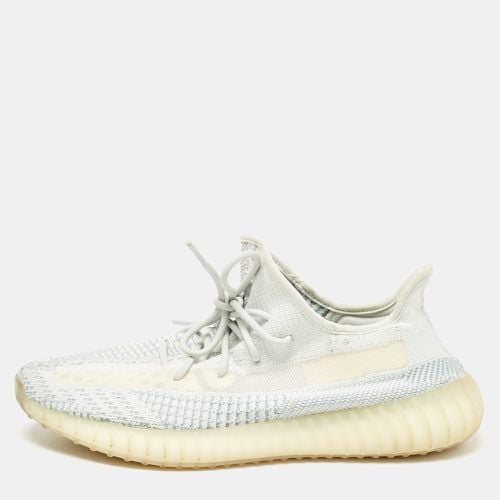 White Knit Fabric Boost 350 V2 Cloud White (Non-Reflective) Sneakers Size 46 2/3 - Yeezy x Adidas - Modalova