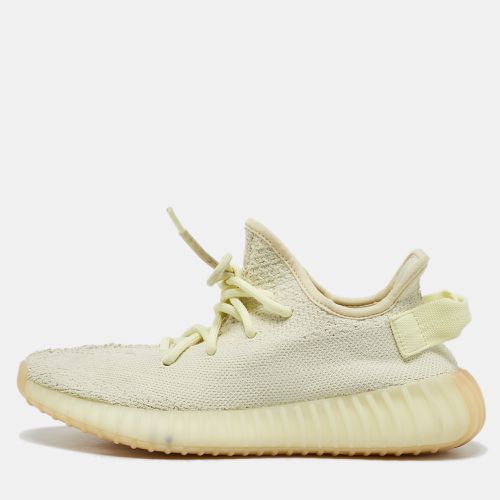 Light Knit Fabric Boost 350 V2 Butter Sneakers Size 38 - Yeezy x Adidas - Modalova