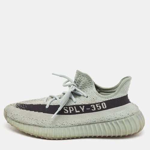 Knit Fabric Boost 350 V2 Salt Lace Up Sneakers Size 45 1/3 - Yeezy x Adidas - Modalova