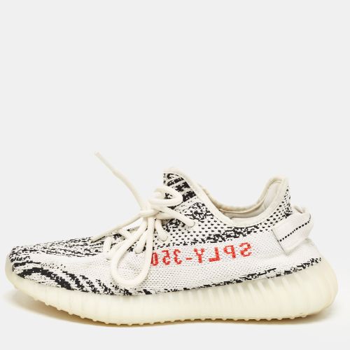 Black Knit Fabric Boost 350 V2 Zebra Sneakers Size 38 2/3 - Yeezy x Adidas - Modalova