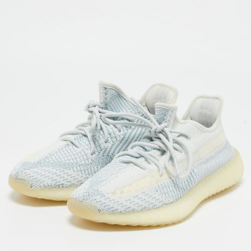White Knit Fabric Boost 350 V2 Cloud White (Non-Reflective) Sneakers 42 2/3 - Yeezy x Adidas - Modalova