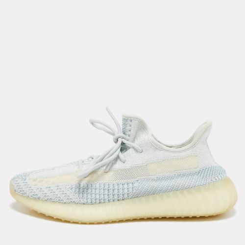 White Knit Fabric Boost 350 V2 Cloud White (Non-Reflective) Sneakers 42 2/3 - Yeezy x Adidas - Modalova