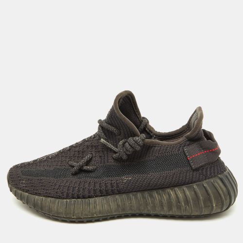 Yeezy x Adidas Black Knit Fabric Boost 350 V2 Black Non-Reflective Sneakers Size 37 1/3 - Yeezy x Adidas - Modalova
