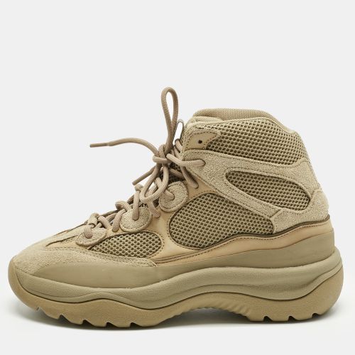 Yeezy x Adidas Brown Suede and Mesh YZY DSRT BT ADLT High Top Sneakers Size 44 - Yeezy x Adidas - Modalova