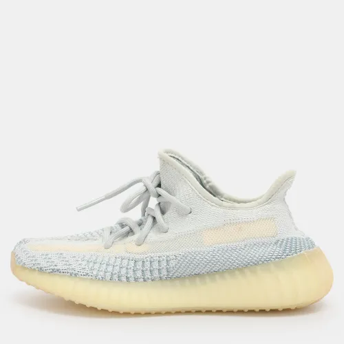 Yeezy x Adidas Cloud/White Knit Fabric Boost 350 V2 Low Top Sneakers Size 36 - Yeezy x Adidas - Modalova