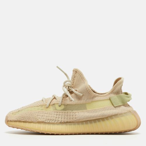 Yeezy x Adidas Light Yellow Knit Fabric Boost 350 V2 Butter Sneakers Size 44 - Yeezy x Adidas - Modalova