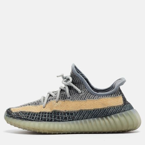 Yeezy x Adidas Blue Knit Fabric Boost 350 V2 Ash Blue Sneakers Size 40 2/3 - Yeezy x Adidas - Modalova