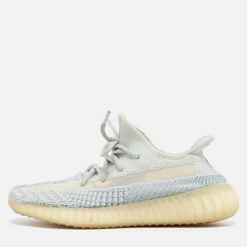 Yeezy x Adidas Blue Knit Fabric Boost 350 V2 Cloud White Non Reflective Sneakers Size 38 2/3 - Yeezy x Adidas - Modalova