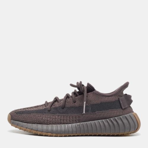 Yeezy x Adidas Black Knit Fabric Boost 350 V2 Cinder Non Reflective Sneakers Size 39 1/3 - Yeezy x Adidas - Modalova