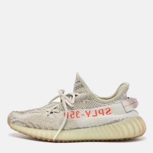 Yeezy x Adidas Two Tone Knit Fabric Boost 350 V2 Blue Tint Sneakers Size 40 2/3 - Yeezy x Adidas - Modalova