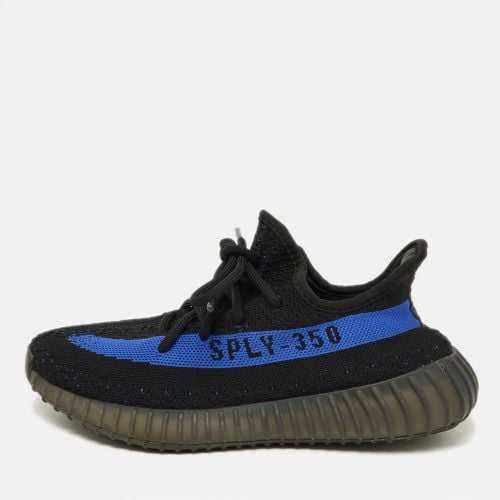 Yeezy x Adidas Black/Blue Knit Fabric Boost 350 V2 Dazzling Blue Sneakers Size 38 2/3 - Yeezy x Adidas - Modalova