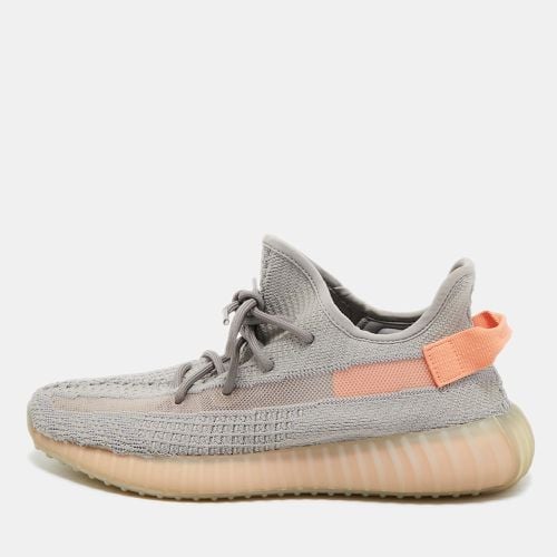 Yeezy x Adidas Grey Knit Fabric Boost 350 V2 True Form Sneakers Size 43 1/3 - Yeezy x Adidas - Modalova