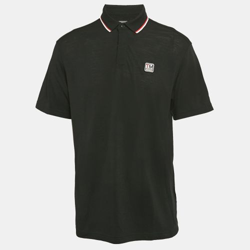 Z Zegna Techmerino Black Wool Pique Polo T-Shirt XL - Z Zegna - Modalova