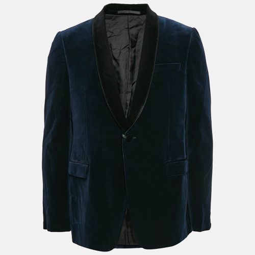 Velvet Cotton Button Front Drop 8 Blazer XL - Z Zegna - Modalova