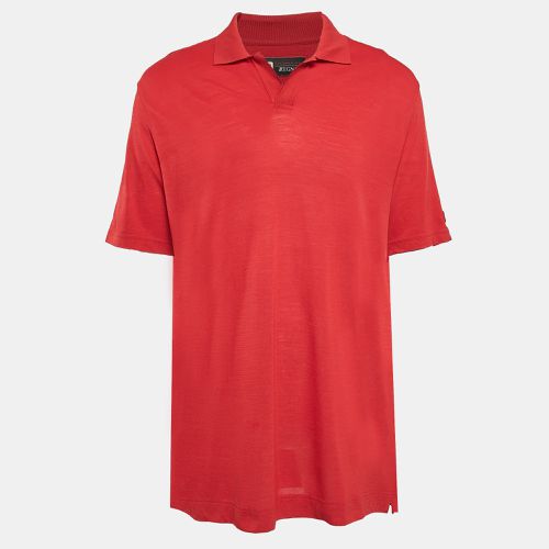 Pique Wool Techmerino Polo T-Shirt M - Z Zegna - Modalova