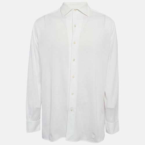 Textured Cotton Long Sleeve Shirt XXL - Z Zegna - Modalova