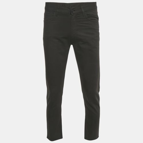 Zegna Black Cotton Cotton Formal Trousers M - Z Zegna - Modalova