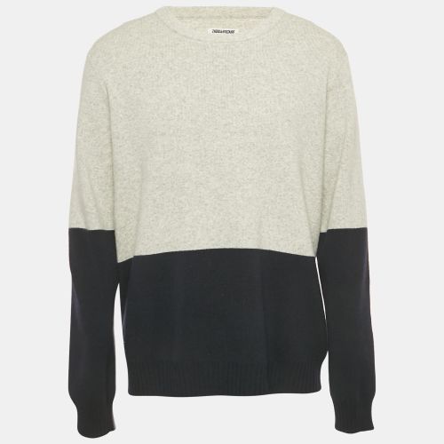 Zadig & Voltaire Grey Wool Crew Neck Rod Jumper XL - Zadig & Voltaire - Modalova