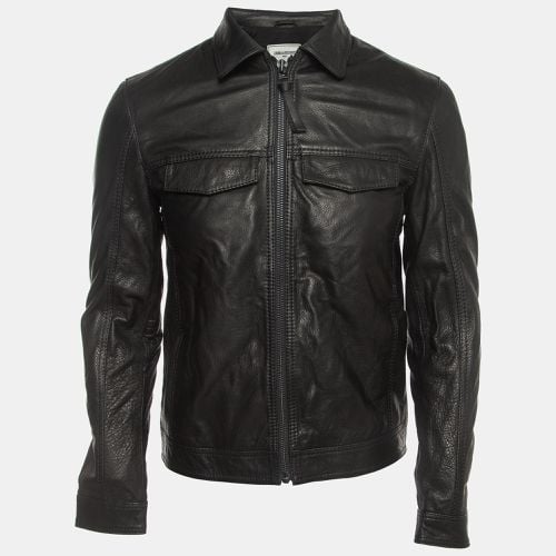 Zadig & Voltaire Black Leather Zip Front Jacket S - Zadig & Voltaire - Modalova