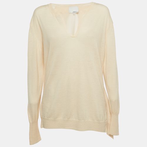 Phillip Lim Beige Wool Blend V-neck Sweater M - 3.1 Phillip Lim - Modalova