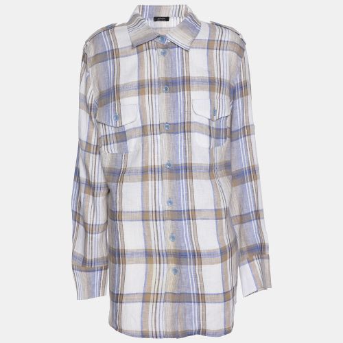 Basler Multicolor Check Linen Long Sleeve Shirt XL - Basler - Modalova