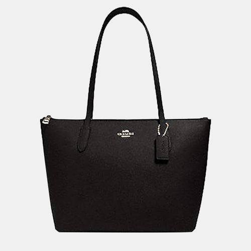 Coach Black Crossgrain Leather Handbag - Coach - Modalova