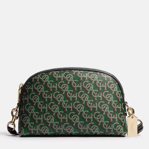 Coach Green Coated Canvas Madi With Coach Monogram Print Crossbody Bag - Coach - Modalova