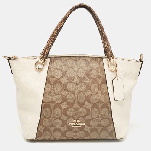 Coated Canvas Leather Satchel - Coach - Modalova