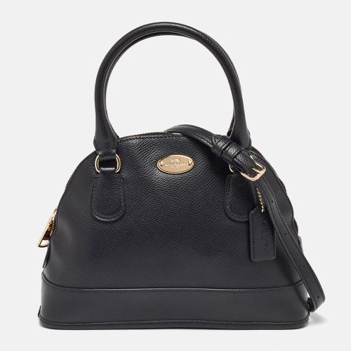 Coach Black Leather Cora Dome Satchel - Coach - Modalova