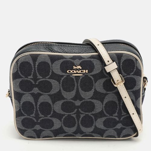 Coach Blue Signature Canvas Jes Camera Crossbody Bag - Coach - Modalova