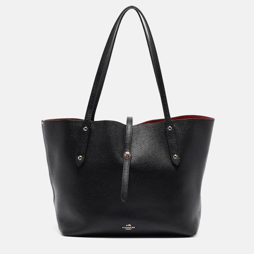 Coach Black Leather Market Tote - Coach - Modalova