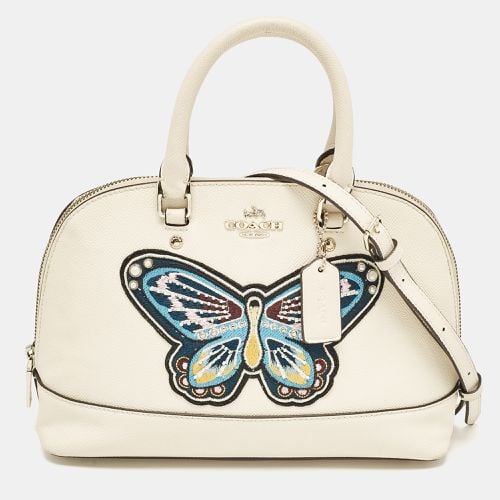 Coach Cream Leather Sierra Butterfly Satchel - Coach - Modalova