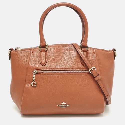 Coach Brown Leather Elise Satchel - Coach - Modalova