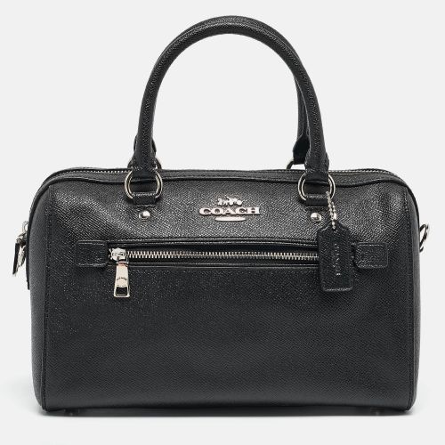 Coach Black Leather Rowan Boston Bag - Coach - Modalova