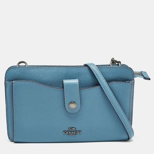 Coach Blue Leather Noa Pop Up Crossbody Bag - Coach - Modalova